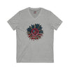 Unisex V-Neck Tee - Never Waver Be Red White & A little Bougie T-Shirt - Never Waver