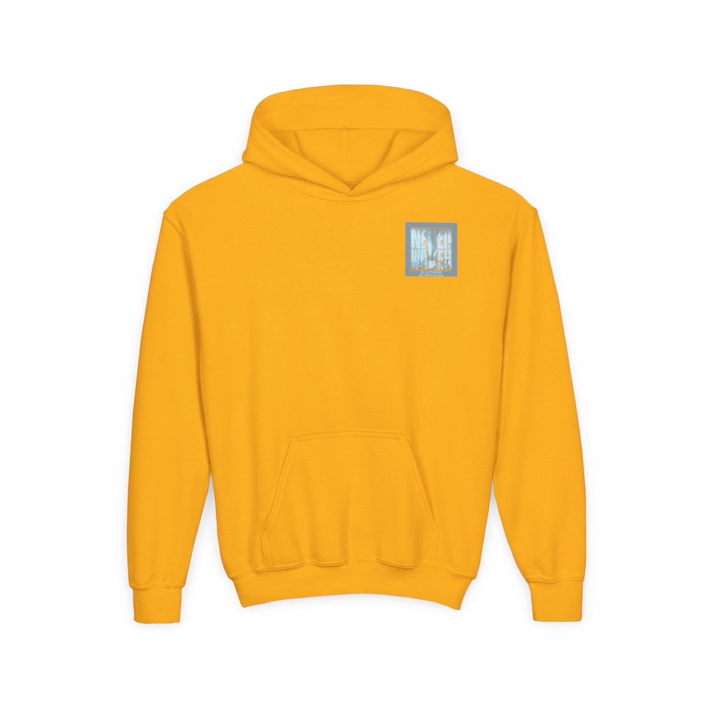 Youth Tornado-Themed Hooded Sweatshirt - "Never Walker" Design - Never Waver