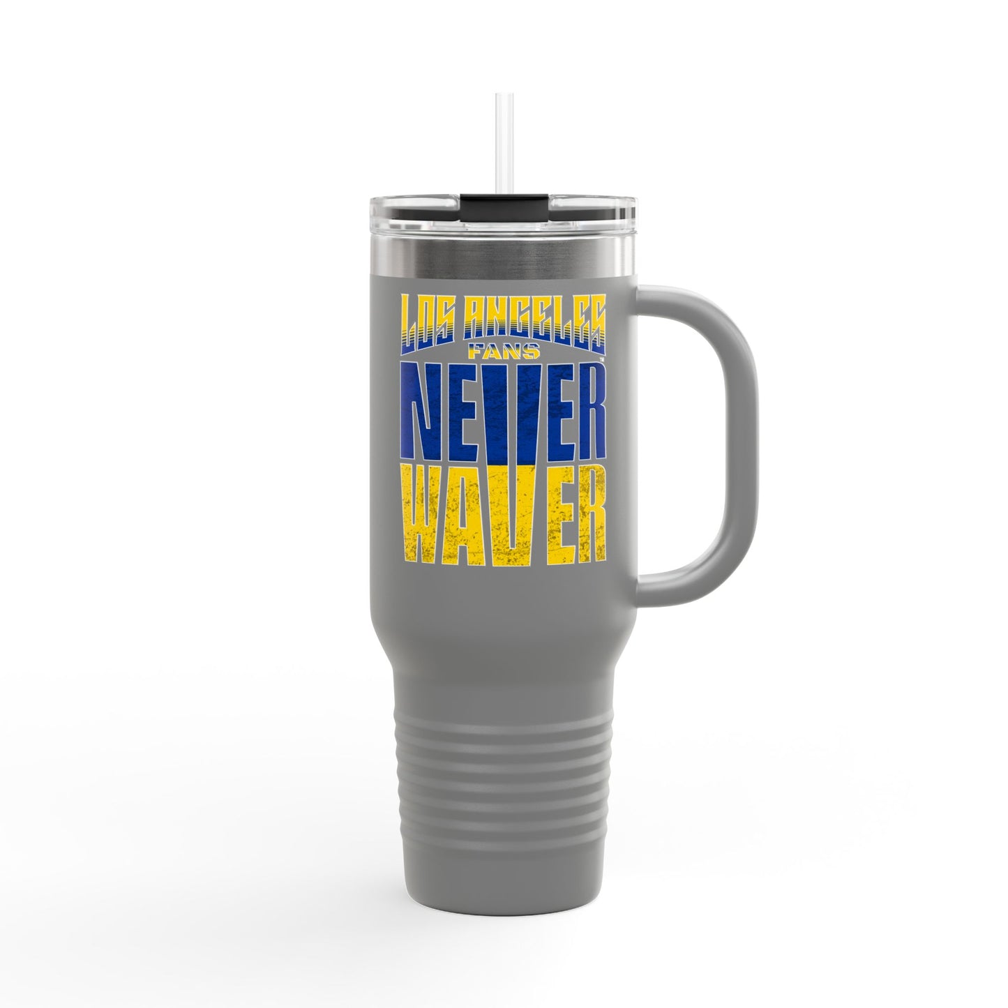 Los Angeles Fans Never Waver Insulated Travel Mug, 40oz - Never Waver