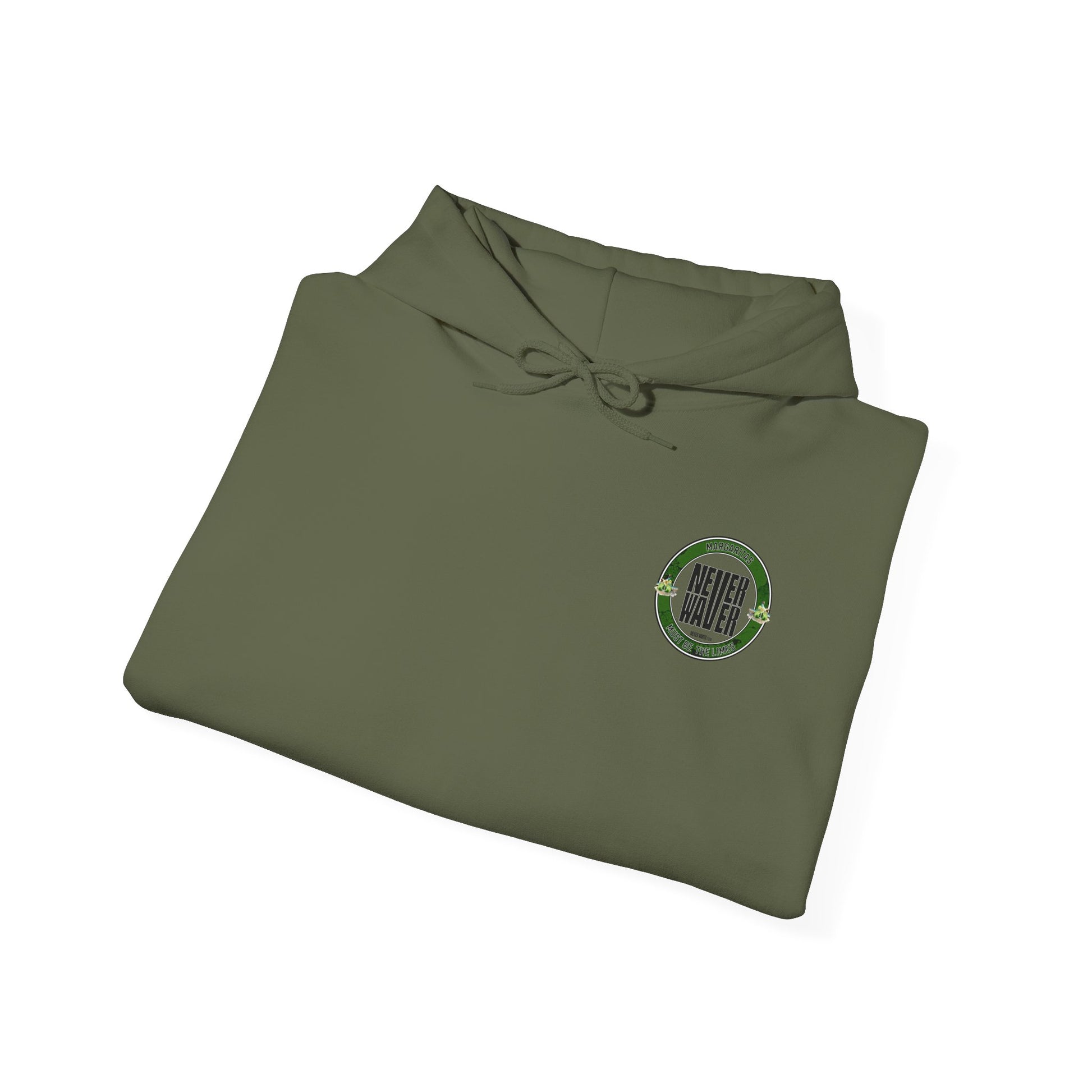Eco-Friendly Unisex Hoodie: "Margaritas Never waver It must be the Limes?" - Never Waver