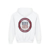Youth Golf Hoodie - "Keep Calm Never Waver and Golf On" Sweatshirt for Young Golfers - Never Waver