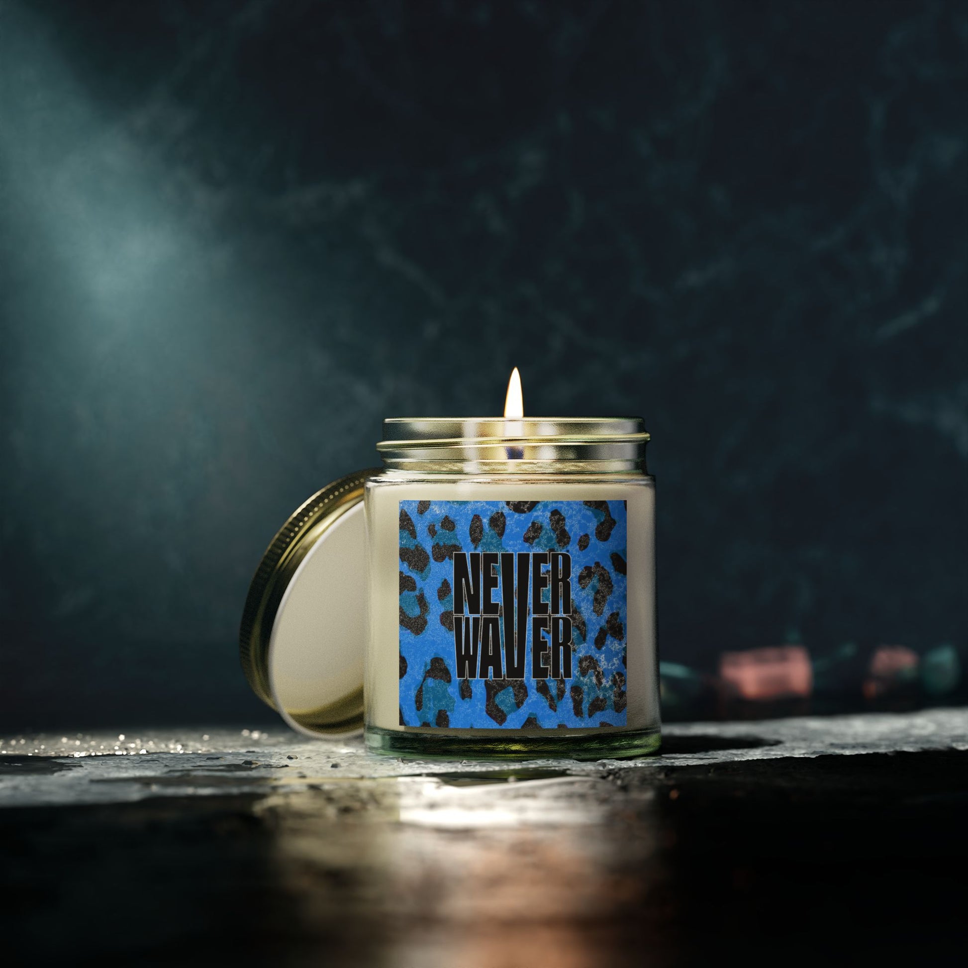 Never Waver Wild Vibes Scented Candles, Coconut Apricot Wax, Eco-Friendly Aromatherapy, Unique Home Decor, Gift for Her, Relaxation Gift - Never Waver