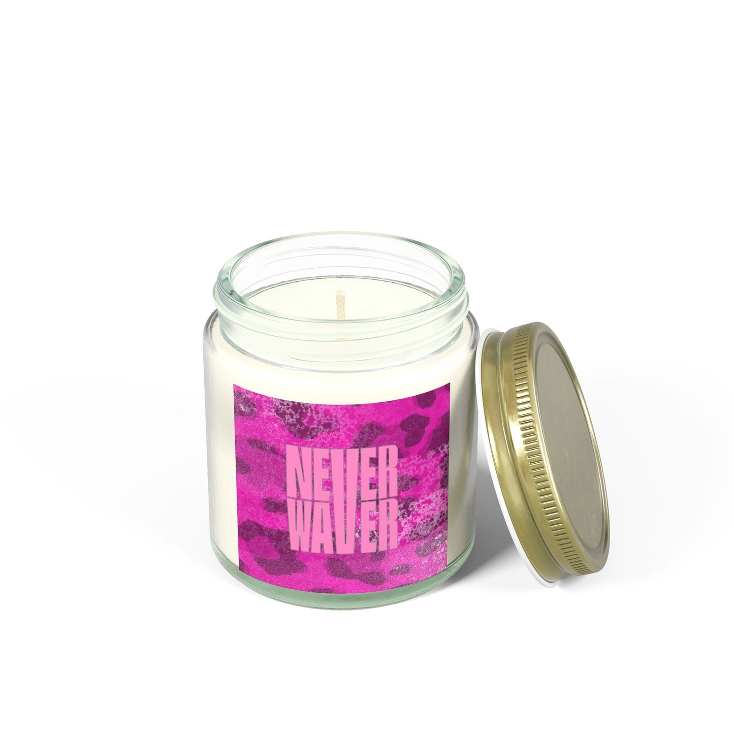 Never Waver Wild Vibes Scented Candles, Coconut Apricot Wax, Eco-Friendly Aromatherapy, Unique Home Decor, Gift for Her, Relaxation Gift - Never Waver
