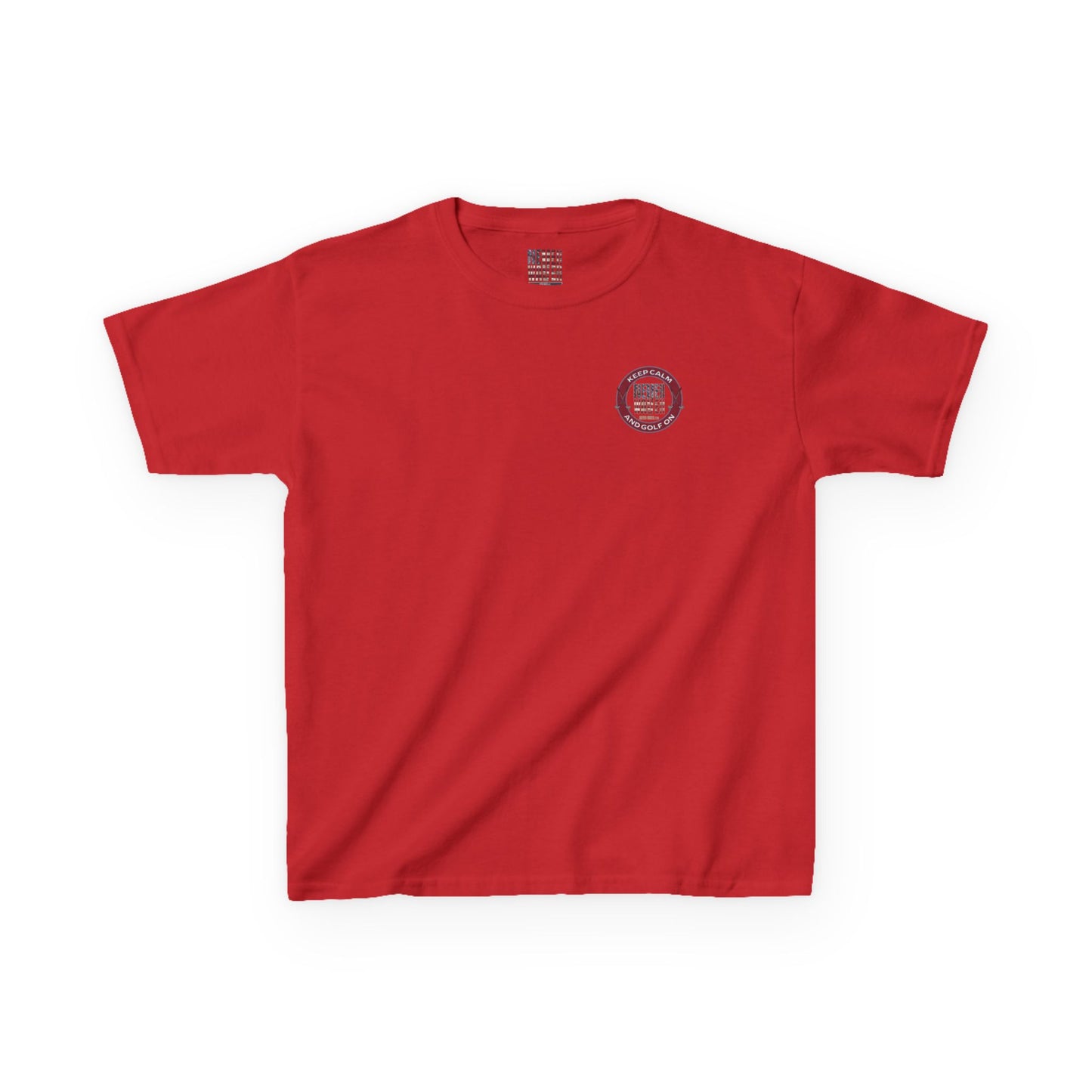 Kids Golf Tee - Keep Calm Never Waver and Golf On - Never Waver