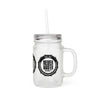 Never Waver PAPA Because Grandpa Is For Old Guys Mason Jar with Straw - Perfect Gift for Father's Day or Independence Day - Never Waver