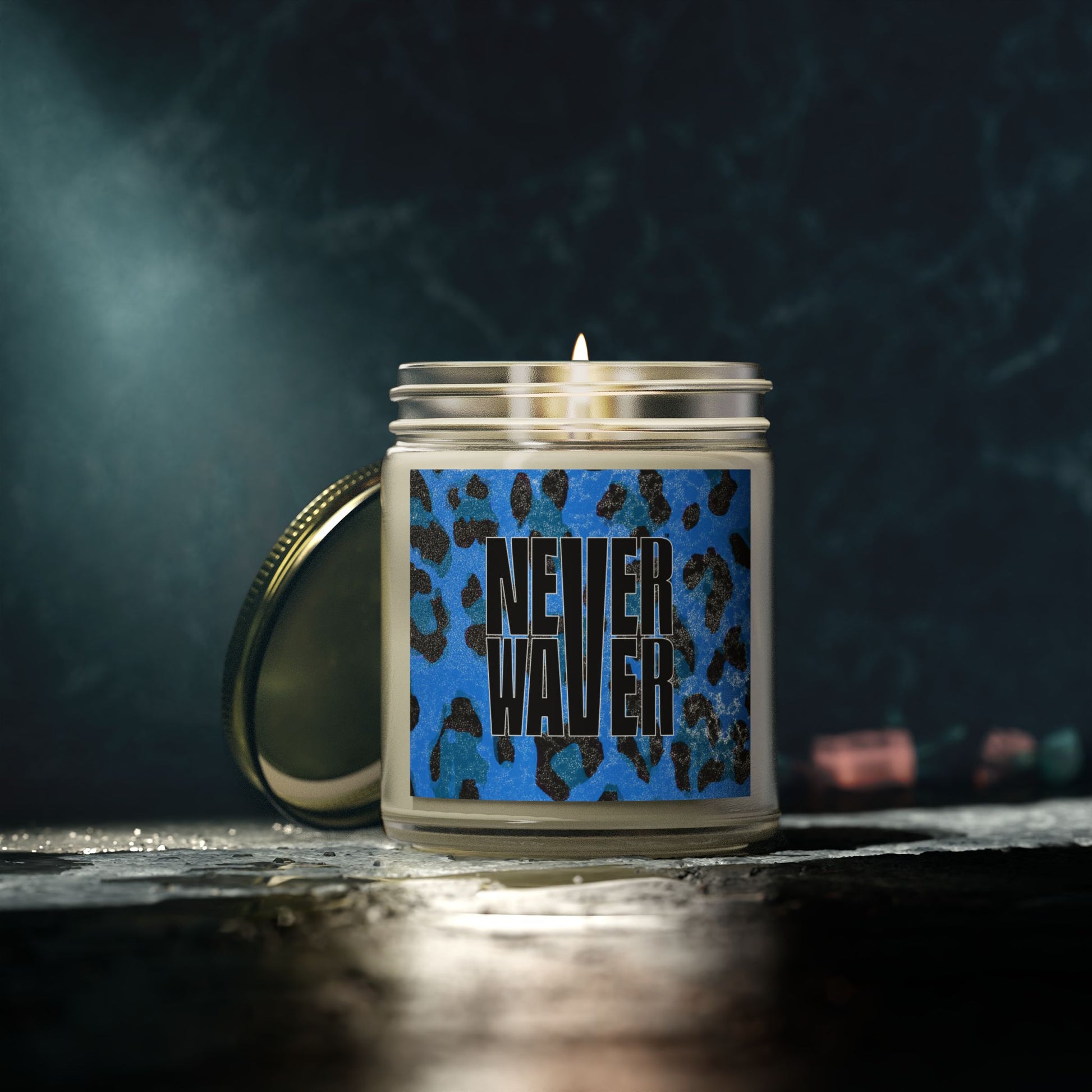 Never Waver Wild Vibes Scented Candles, Coconut Apricot Wax, Eco-Friendly Aromatherapy, Unique Home Decor, Gift for Her, Relaxation Gift - Never Waver