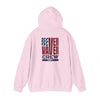 Unisex Heavy Blend™ Hooded Sweatshirt - Never Waver Crew with  American Flag Design - Never Waver
