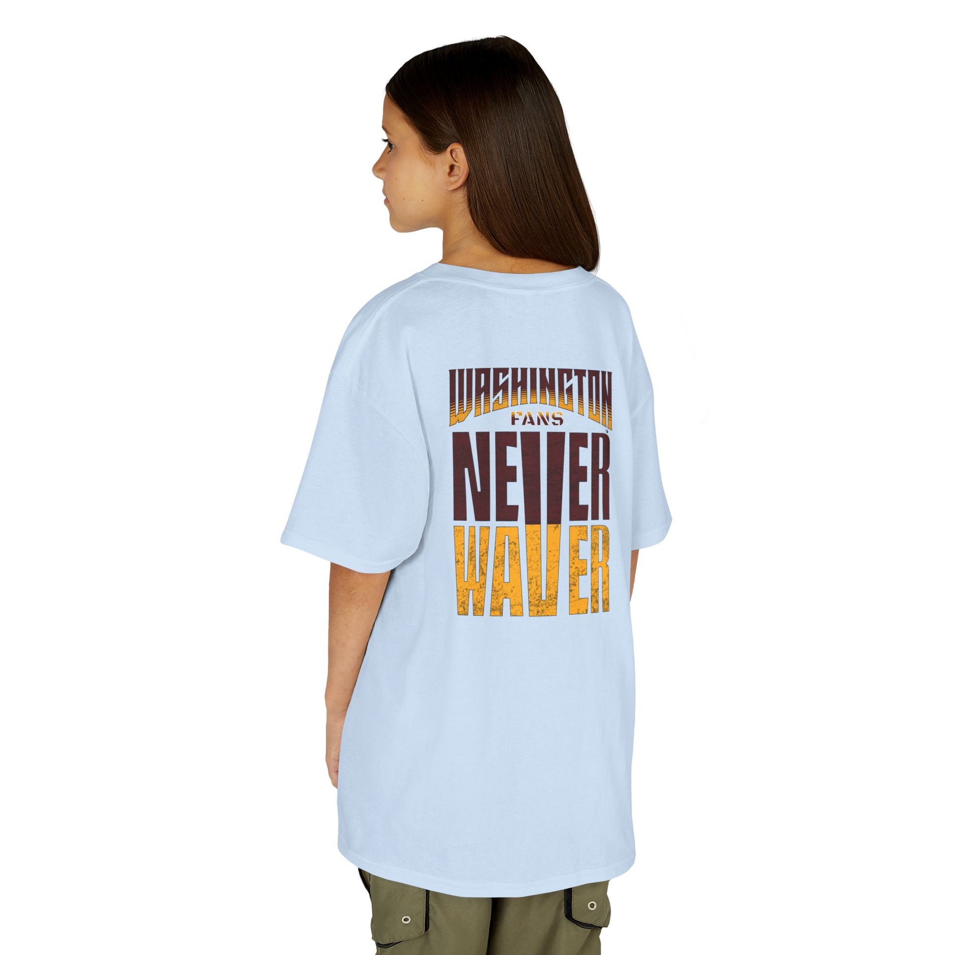 Washington Fans Never Waver Kids Heavy Cotton™ Tee - Never Waver
