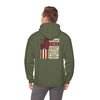 Never Waver Husband Daddy Protector Hero Unisex Heavy Blend™ Hooded Sweatshirt - Cozy, Motivational Apparel for Everyday Wear - Never Waver
