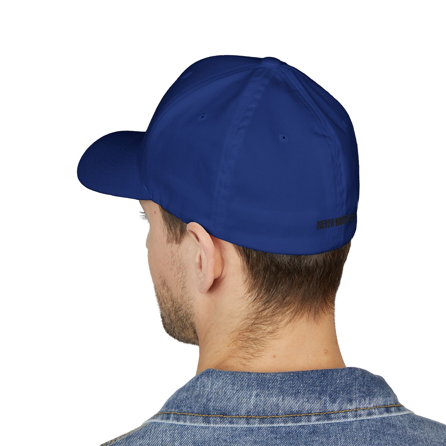 Never Waver Embroidered Cap - Structured White Baseball Hat for Motivation and Style