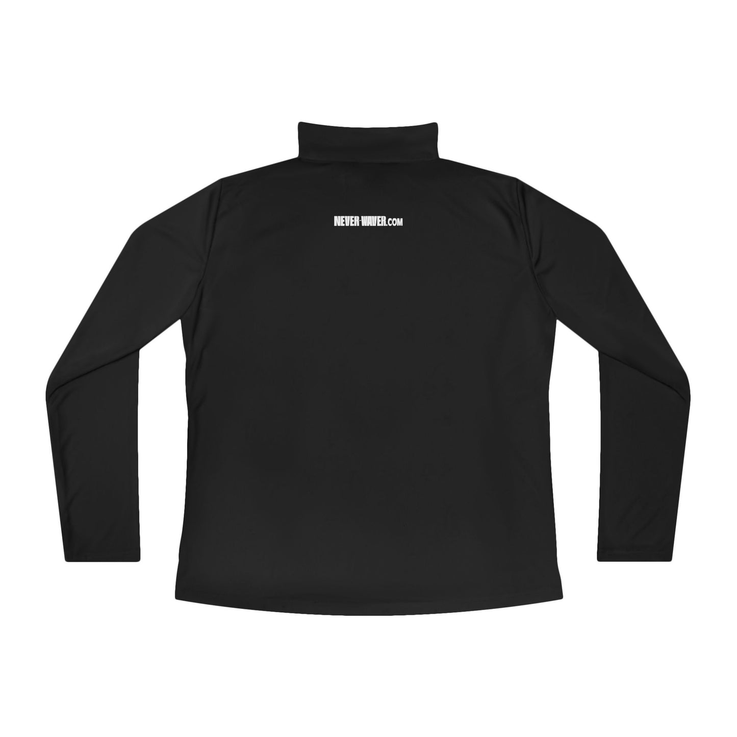 Never Waver Ladies Quarter-Zip Pullover - Stylish Activewear for Workout and Everyday Comfort