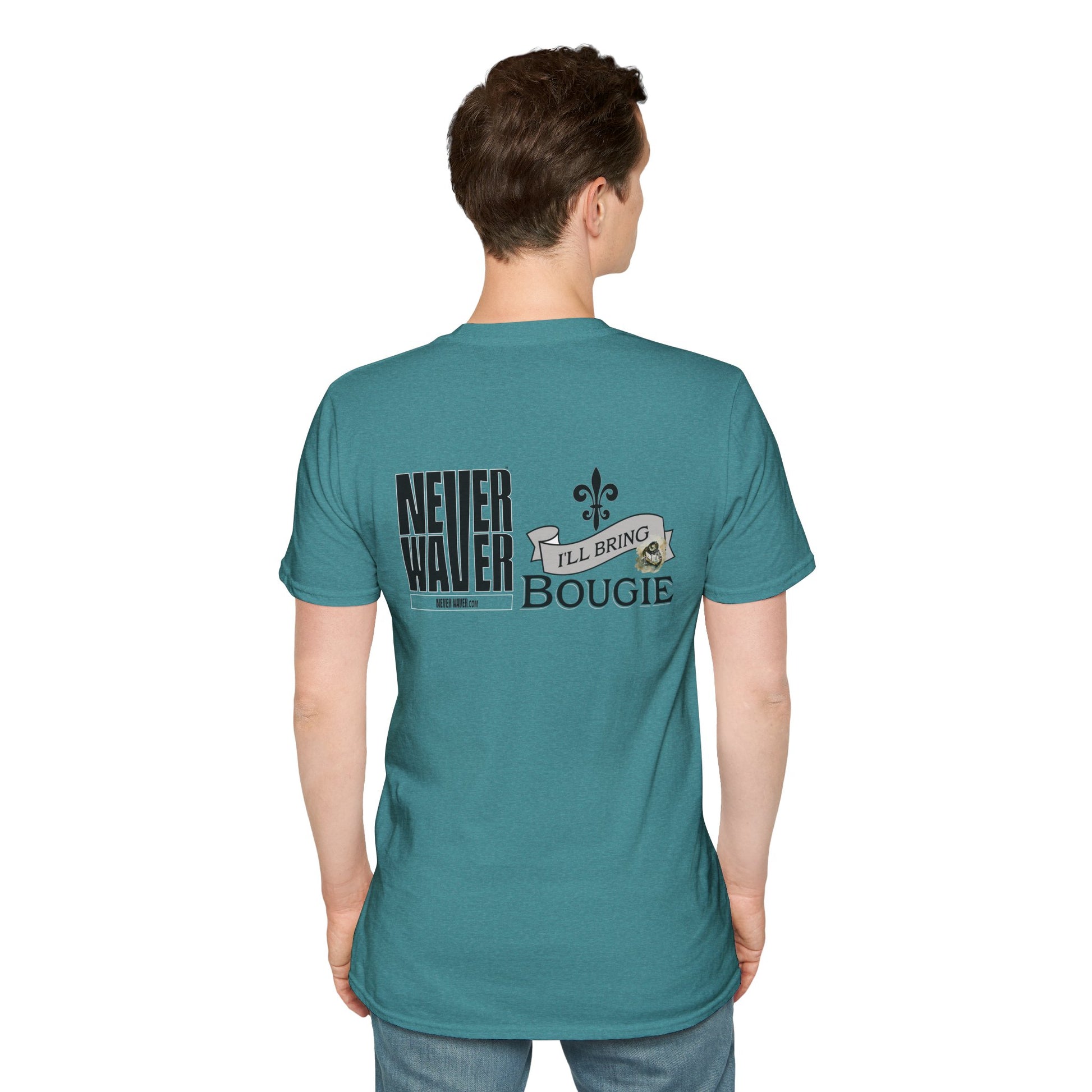 Never Waver I'll Bring The Bougie Unisex Softstyle T-Shirt - Never Waver