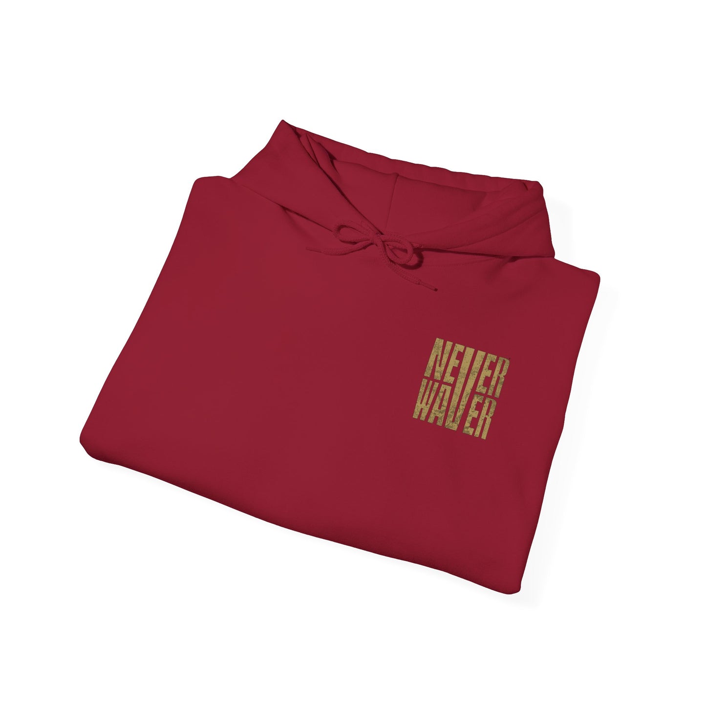 New Orleans Fans Never Waver Unisex Heavy Blend™ Hoodie - Motivational Sweatshirt for Fans - Never Waver