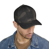 Never Waver Embroidered Cap - Structured White Baseball Hat for Motivation and Style