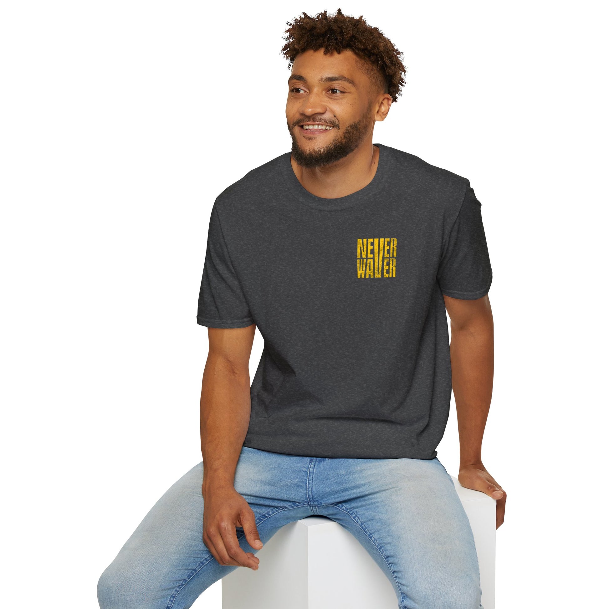 Los Angeles Fans Never Waver Unisex Softstyle T-Shirt - Never Waver