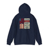 Never Waver Husband Daddy Protector Hero Unisex Heavy Blend™ Hooded Sweatshirt - Cozy, Motivational Apparel for Everyday Wear - Never Waver