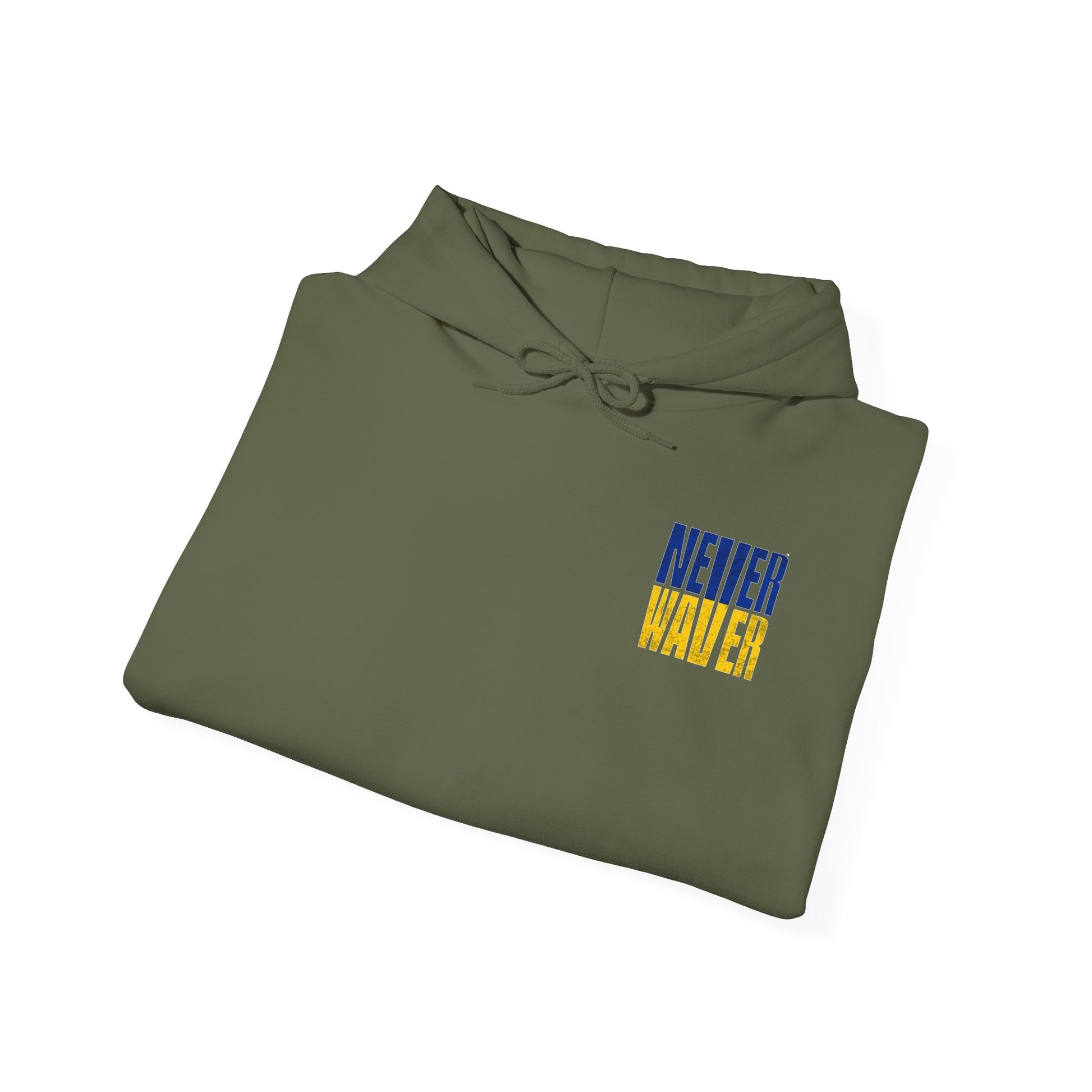 Inspired Unisex Heavy Blend™ Hooded Sweatshirt -Los Angeles Fans NEVER WAVER Graphic - Never Waver