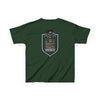 Patriotic Kids Heavy Cotton Tee - 'America Never Waver' USA Graphic Tee - Never Waver