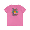 Best Mom Ever V-Neck T-Shirt | Perfect Gift for Mother's Day | Casual Everyday Wear - Never Waver