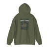 New York Fans Never Waver W Leopard Football Unisex Heavy Blend™ Hooded Sweatshirt - Never Waver