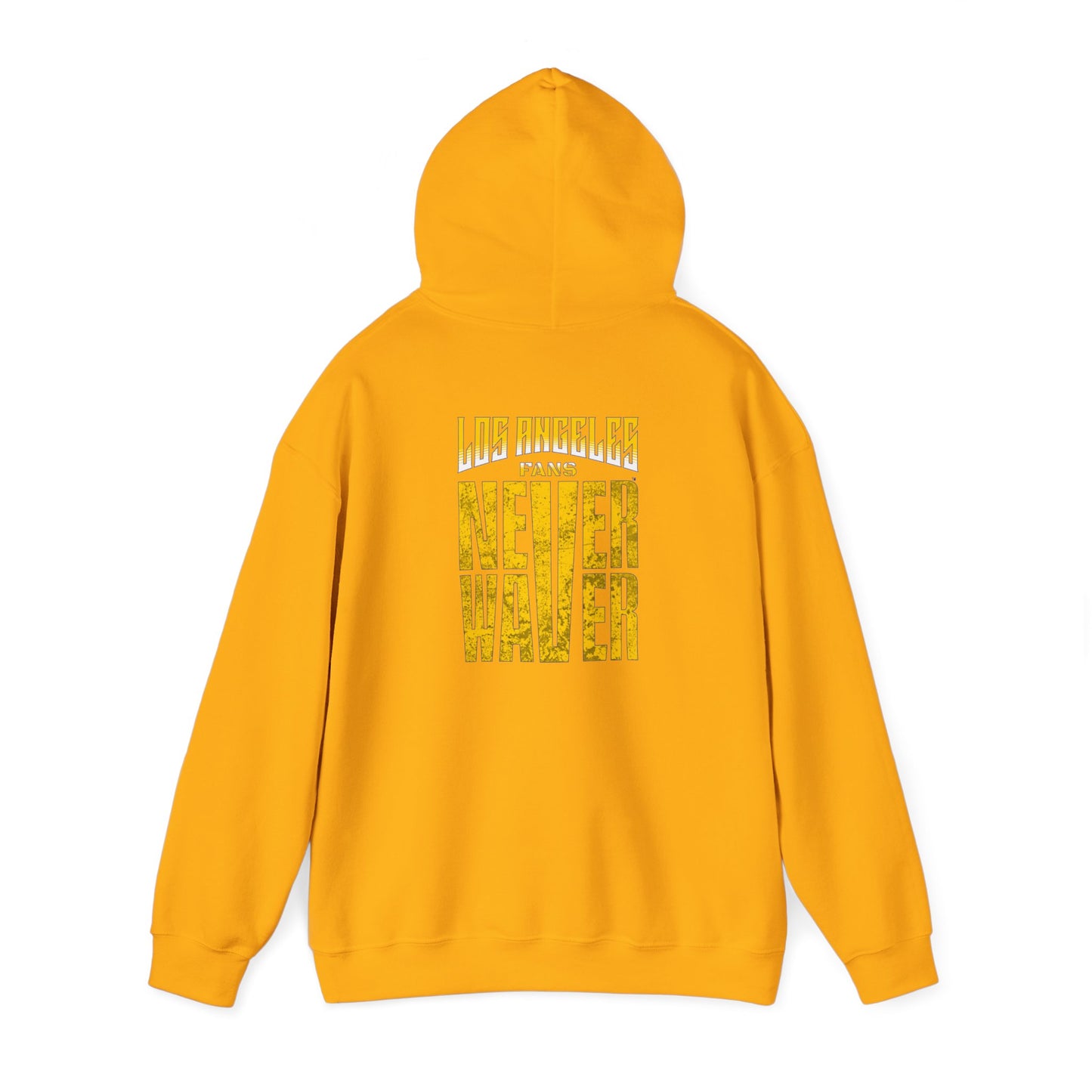 Unisex Heavy Blend™ Hooded Sweatshirt - "Los Angeles Fans Never Waver" Inspirational Hoodie - Never Waver
