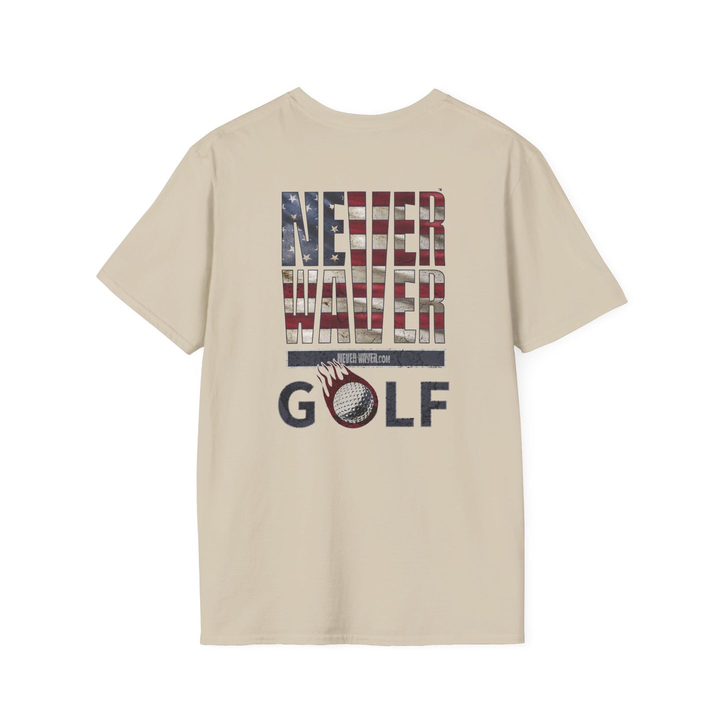 Never Waver Golf Unisex Soft style T-Shirt - Never Waver
