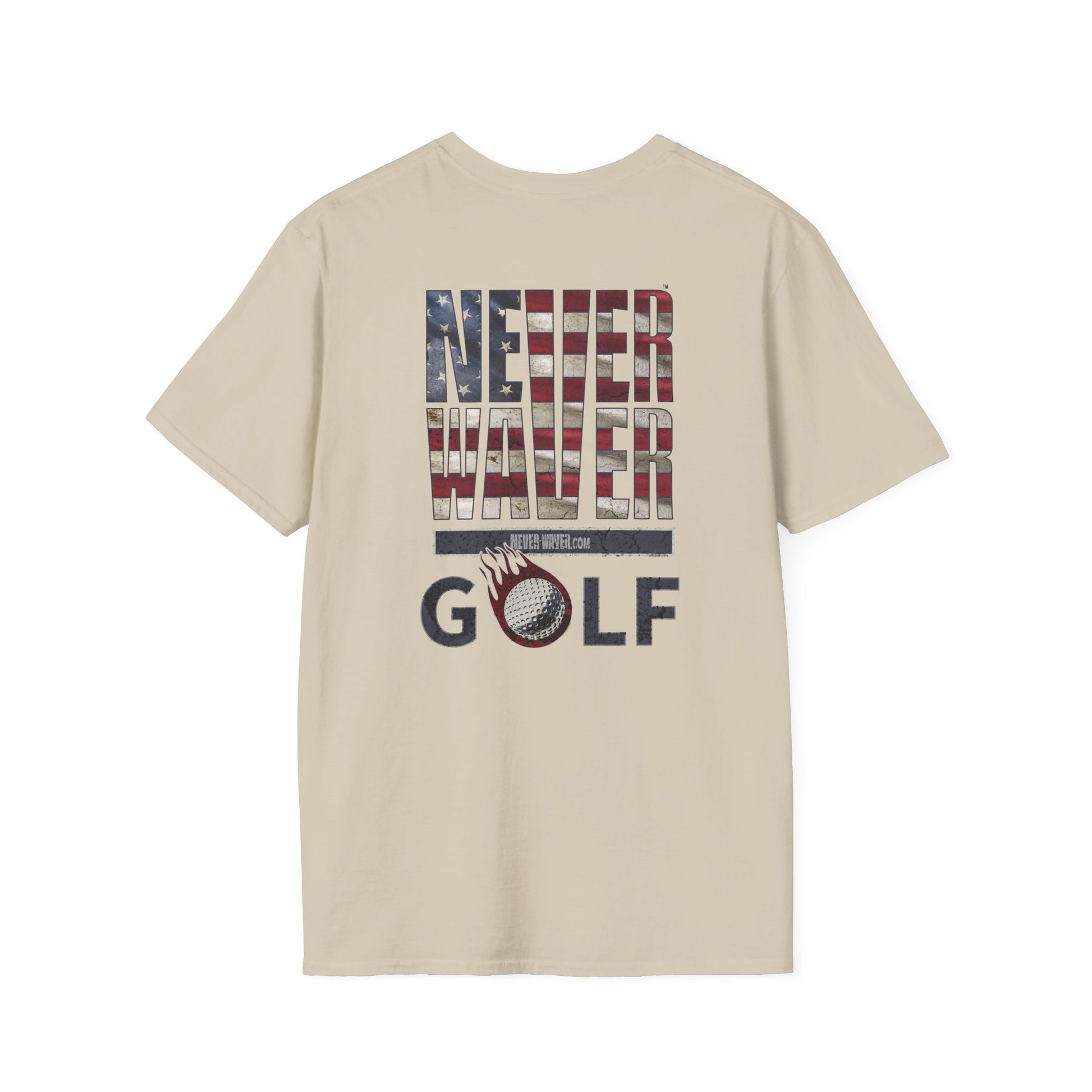 Never Waver Golf Unisex Soft style T-Shirt - Never Waver