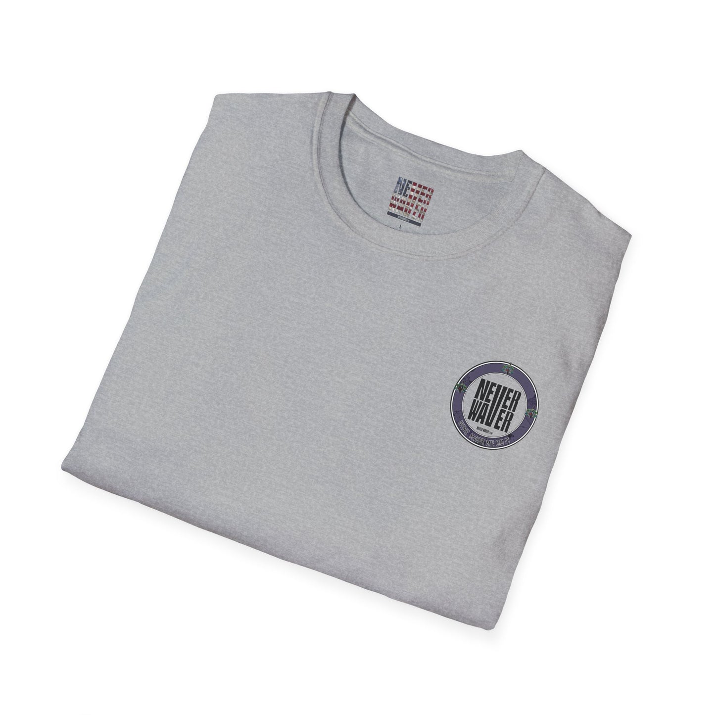 Never Waver Wine Made Me Do It Unisex Soft style T-Shirt - Never Waver