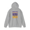Minnesota Fans Never Waver w Leopard Football Unisex Heavy Blend™ Hooded Sweatshirt - Never Waver Design - Never Waver
