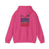Unisex Heavy Blend™ Hooded Sweatshirt - New England Fans Never Waver w Leopard football - Never Waver