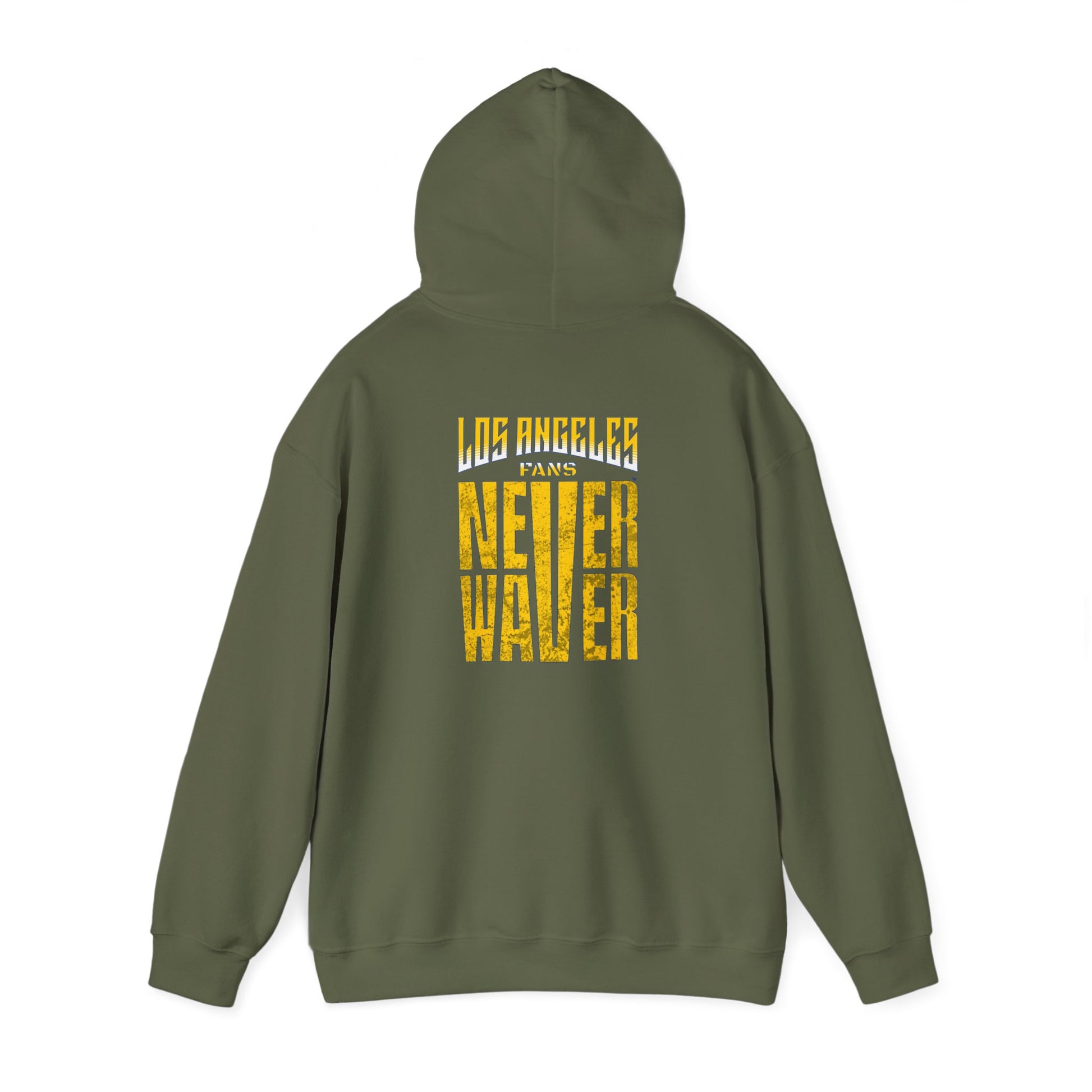 Unisex Heavy Blend™ Hooded Sweatshirt - "Los Angeles Fans Never Waver" Inspirational Hoodie - Never Waver
