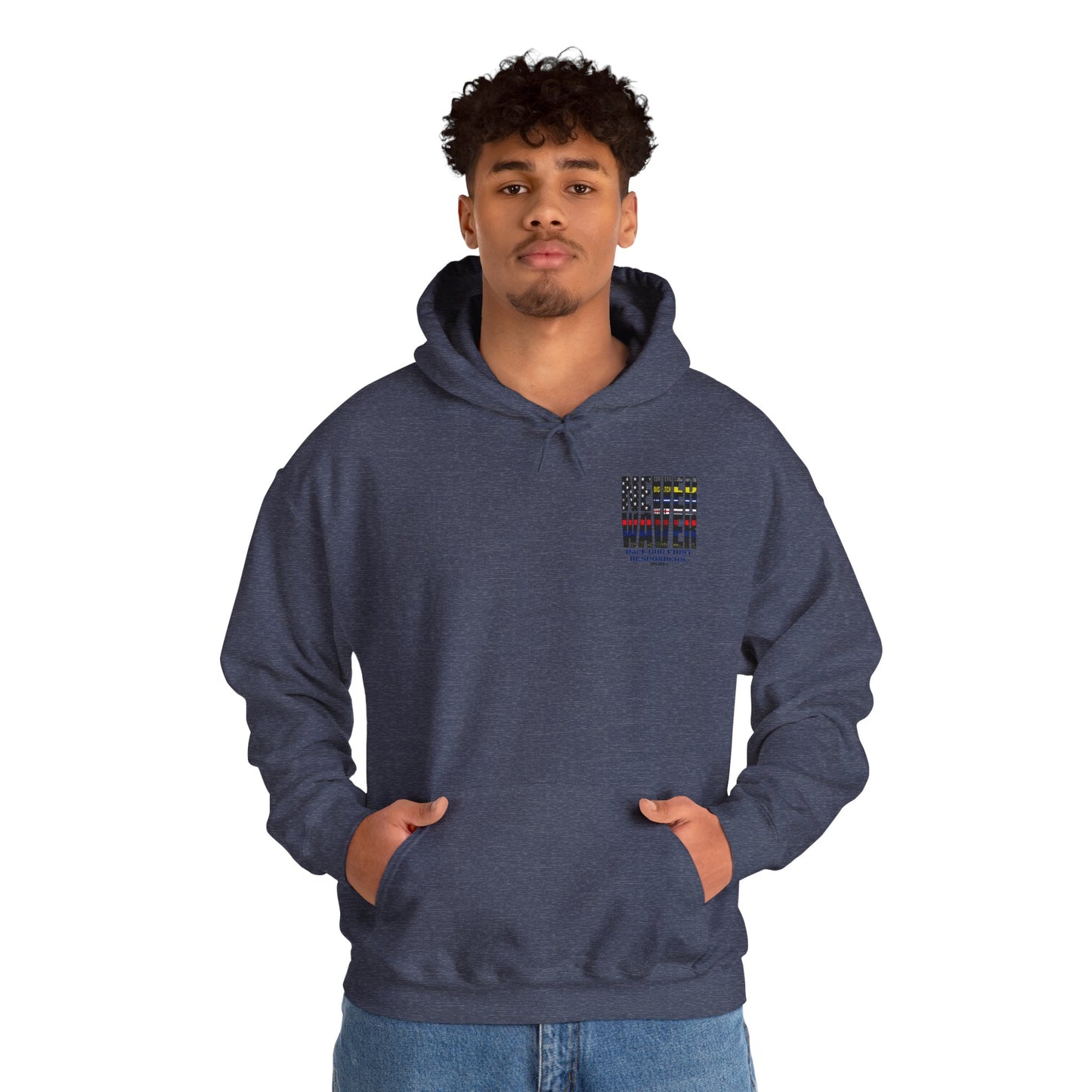 Never Waver Hooded Sweatshirt for First Responders - Never Waver