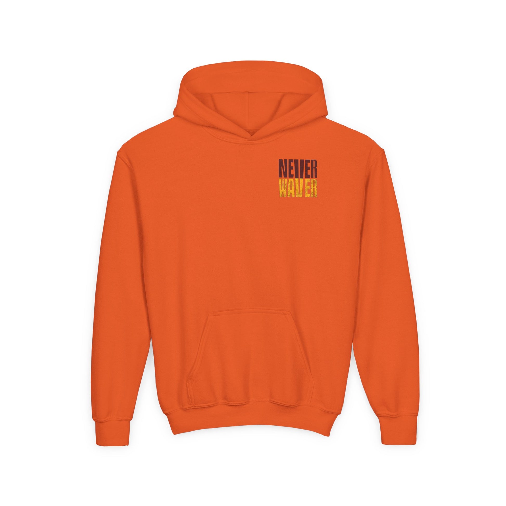 Washington Fans Never Waver Youth Heavy Blend Hooded Sweatshirt - Never Waver