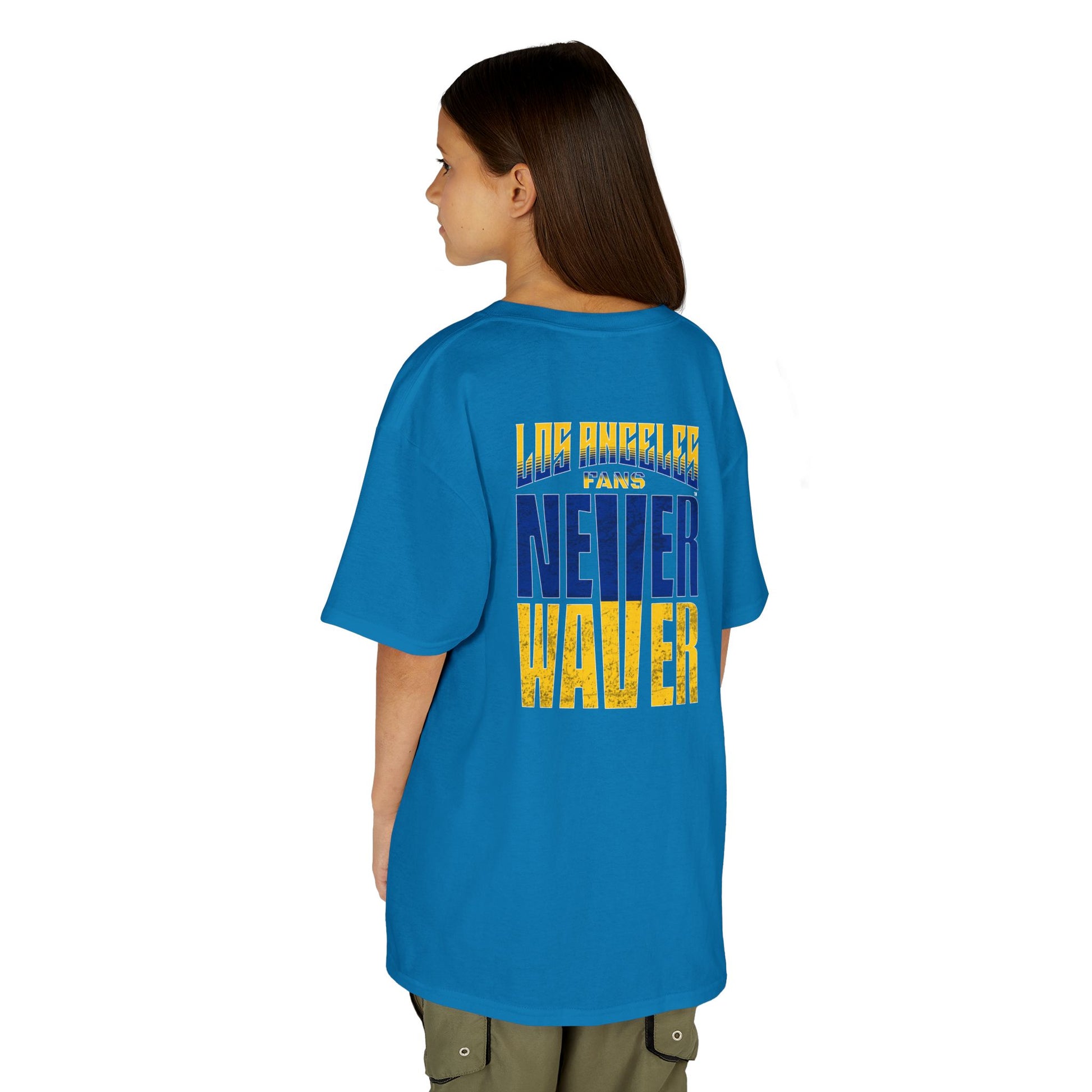 Los Angeles  Fans Never Waver Kids Heavy Cotton™ Tee - Never Waver