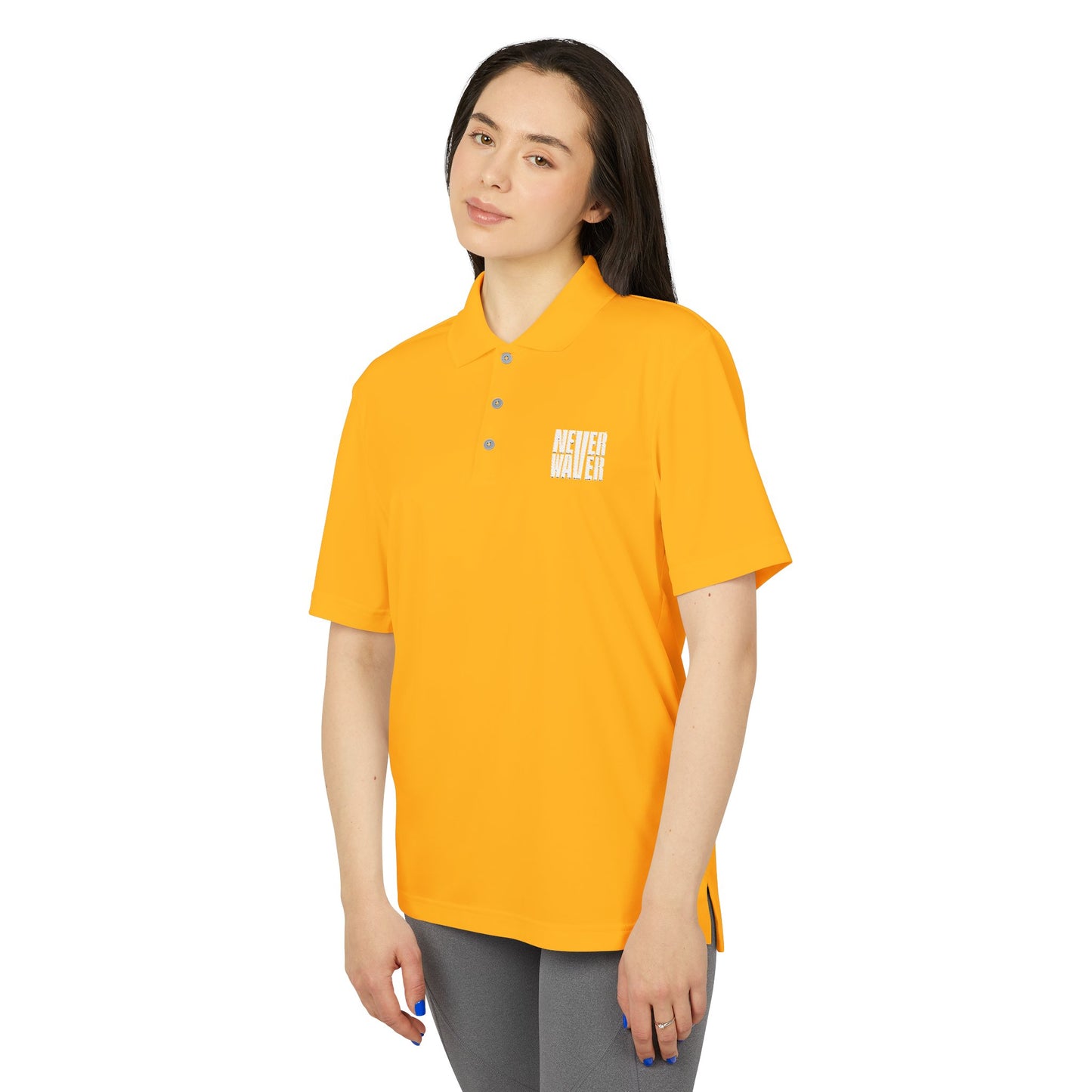 Unisex Never Waver Performance Polo Shirt - Activewear, Gym, Sports, Casual, Gift for Him/Her, Comfortable Fit