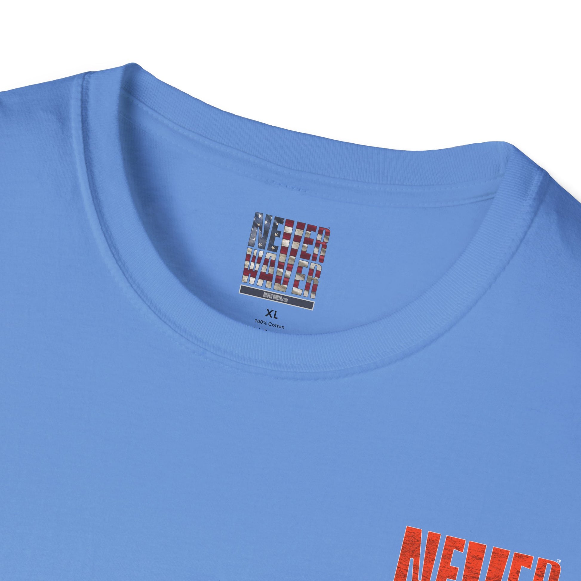 Denver Fans Never Waver Unisex Softstyle T-Shirt - Never Waver