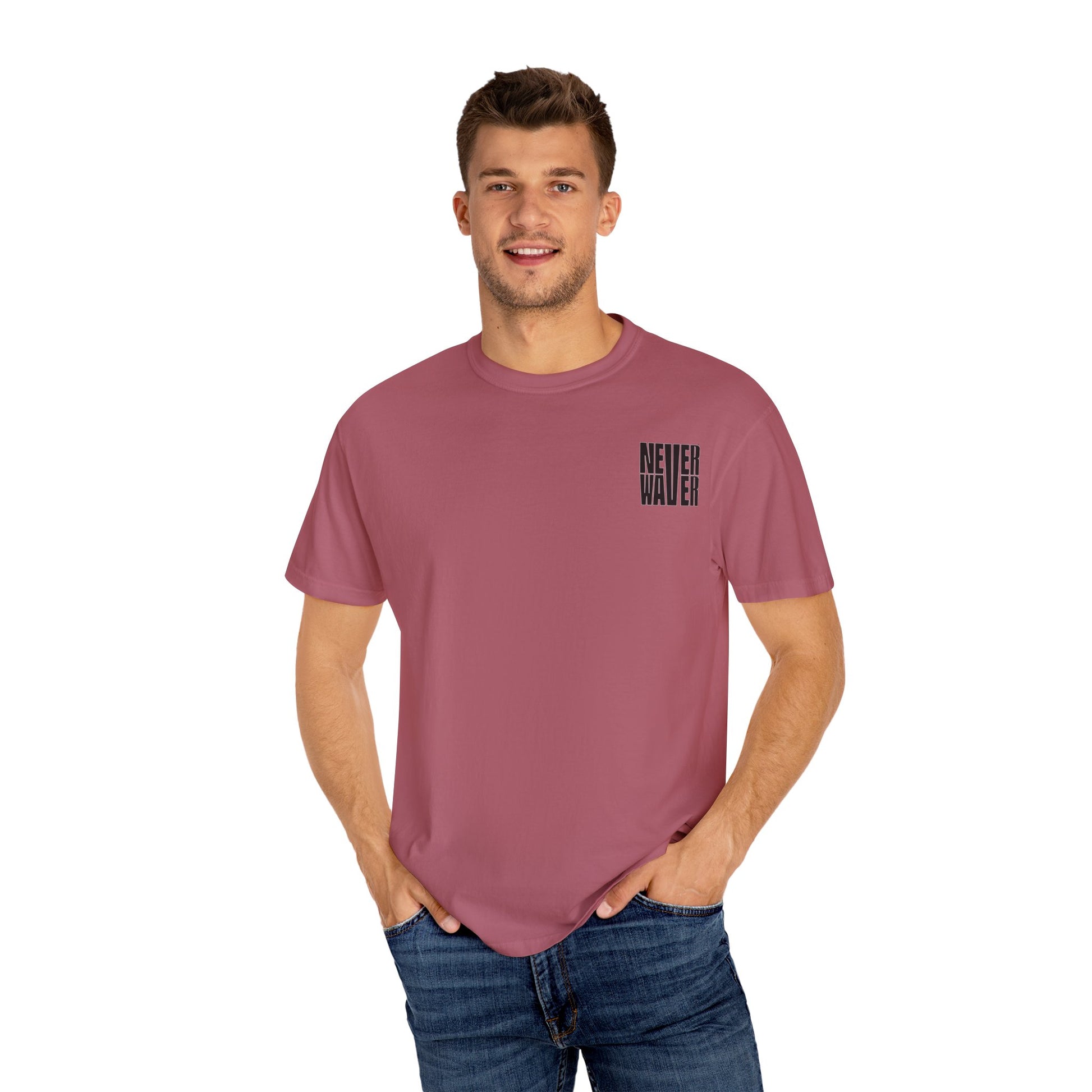 Unisex Garment-Dyed T-Shirt - 'Never Waver Mamacita Needs a Margarita' Design - Never Waver