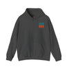 Unisex Heavy Blend™ Hooded Sweatshirt -Miami Fans  NEVER WAVER w Leopard Football | Cozy Streetwear for Every Day - Never Waver