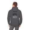 Las Vegas Fans Never Waver w Leopard Football Unisex Heavy Blend™ Hooded Sweatshirt - Cozy Oversized Style for Fans - Never Waver