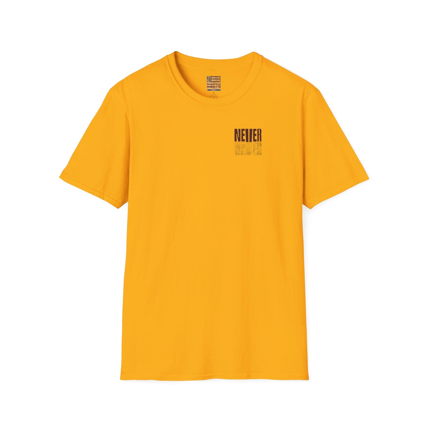 Washington Fans Never Waver Unisex Softstyle T-Shirt - Never Waver