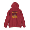 Unisex Heavy Blend™ Hooded Sweatshirt - Washington Fans Never Waver W Leopard Football- Perfect for Sports Fans - Never Waver