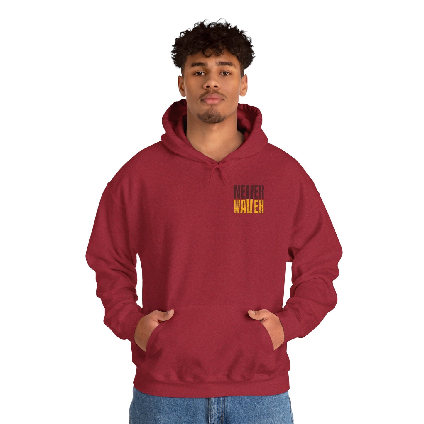 Washington Fans Never Waver Hooded Sweatshirt - Never Waver