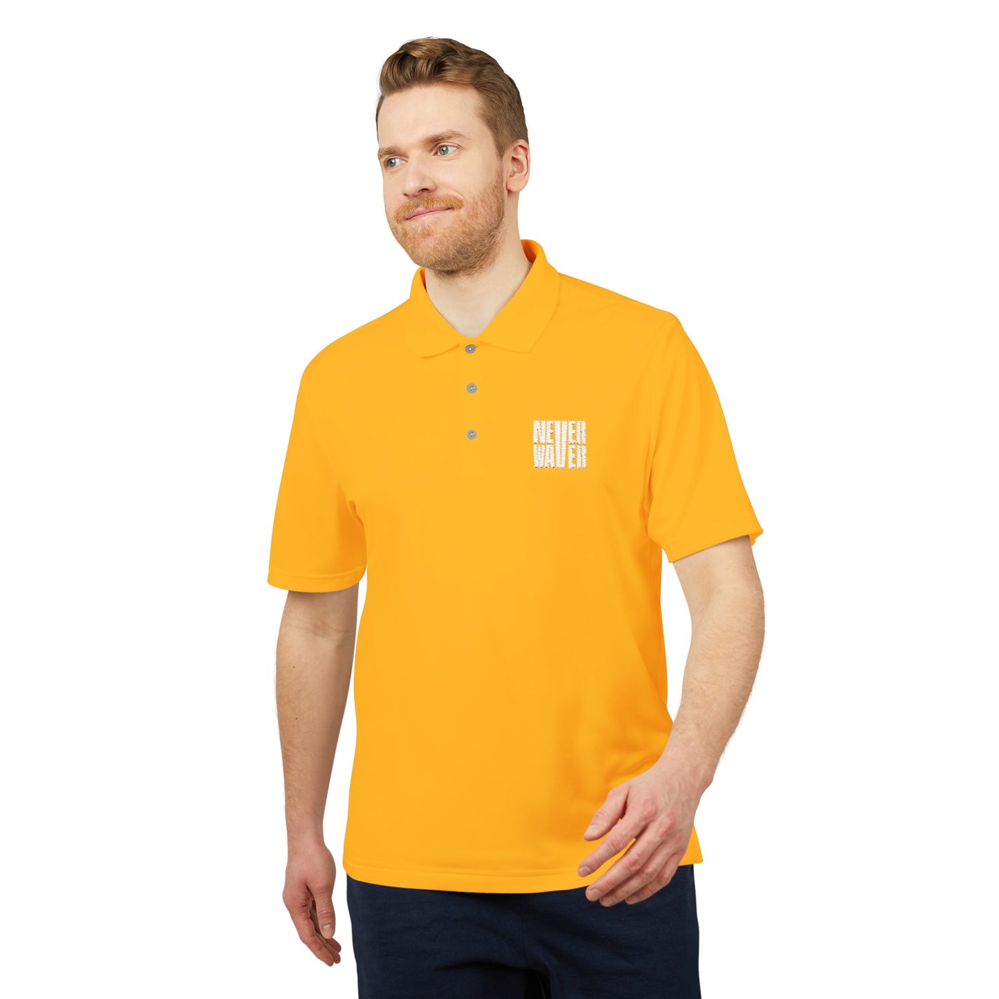 Unisex Never Waver Performance Polo Shirt - Activewear, Gym, Sports, Casual, Gift for Him/Her, Comfortable Fit