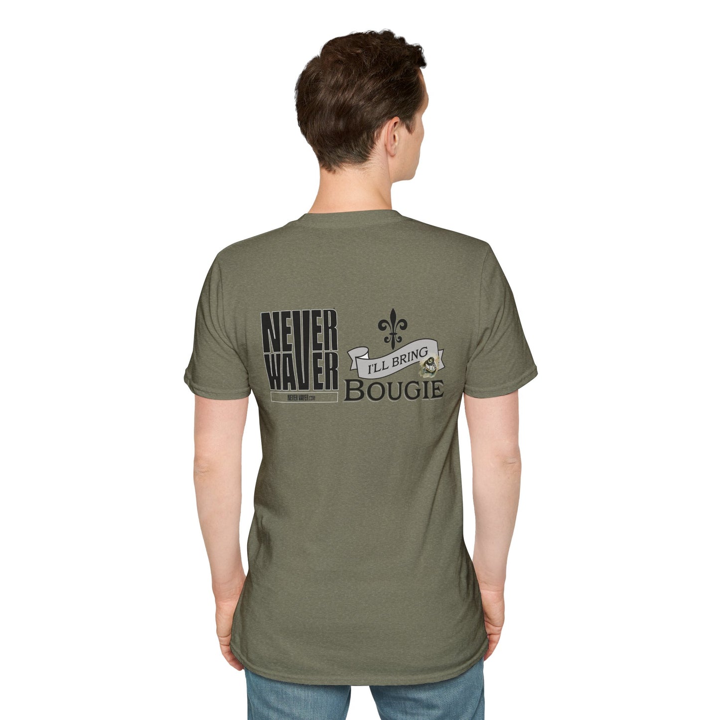Never Waver I'll Bring The Bougie Unisex Softstyle T-Shirt - Never Waver