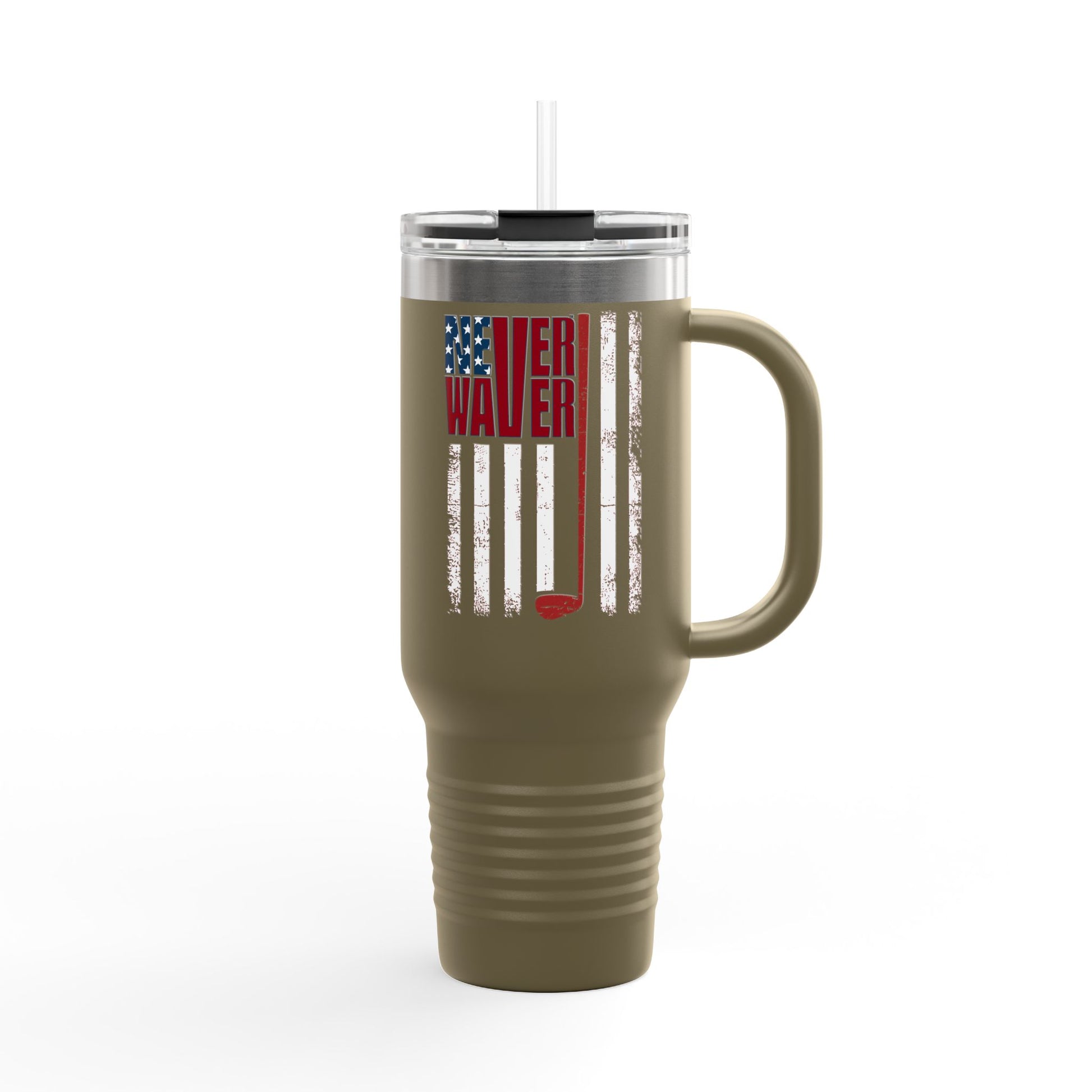 Never Waver Golf Insulated 40oz Travel Mug - Never Waver