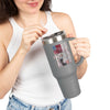 Never Waver Trump Fist Pump w Jesus Protection Insulated Travel Mug, 40oz - Never Waver