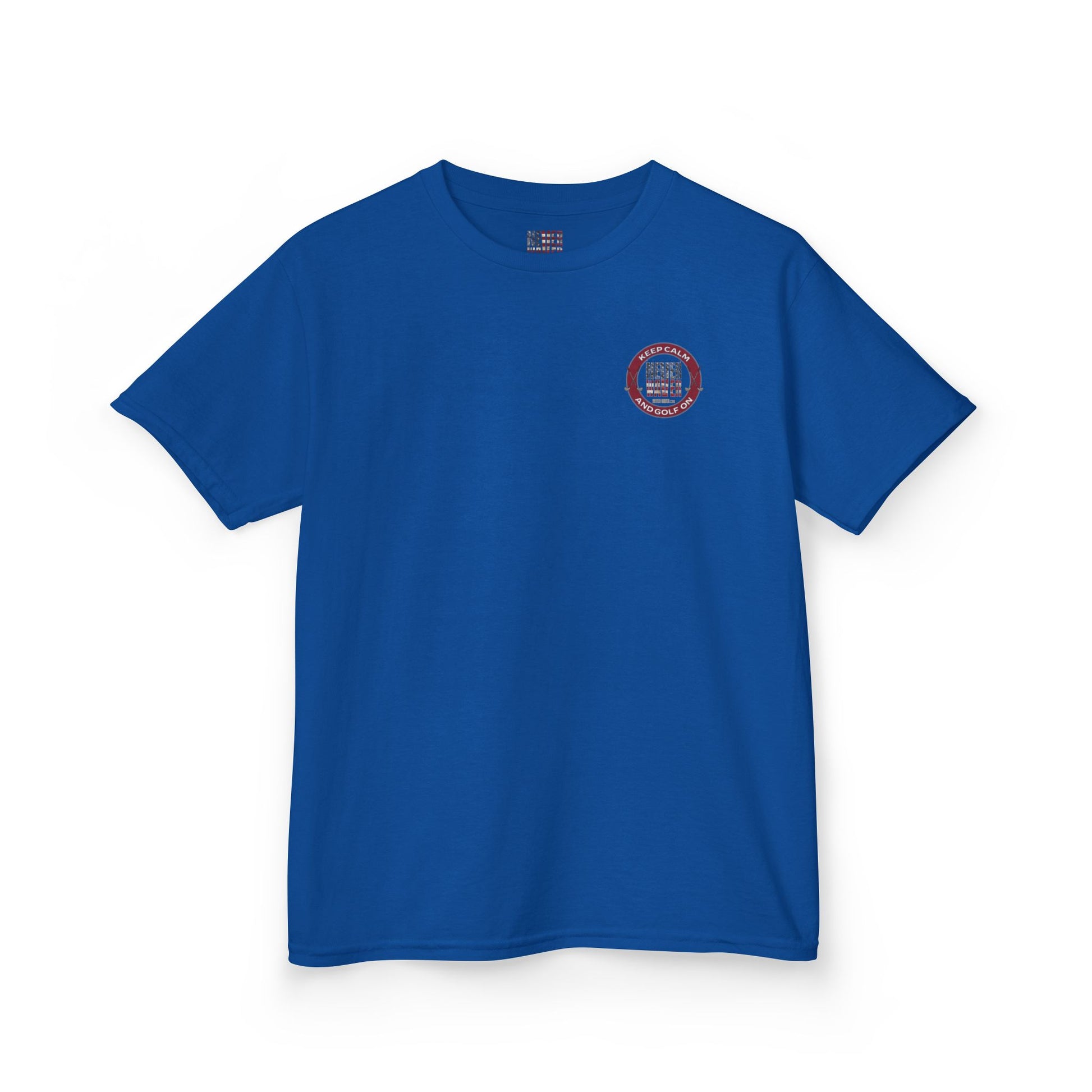 Kids Golf Tee - Keep Calm Never Waver and Golf On - Never Waver