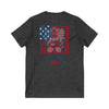 Never Waver Like This Mom V-Neck Tee for Moms - Patriotic Short Sleeve Shirt - Never Waver