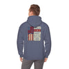 Never Waver Husband Daddy Protector Hero Unisex Heavy Blend™ Hooded Sweatshirt - Cozy, Motivational Apparel for Everyday Wear - Never Waver