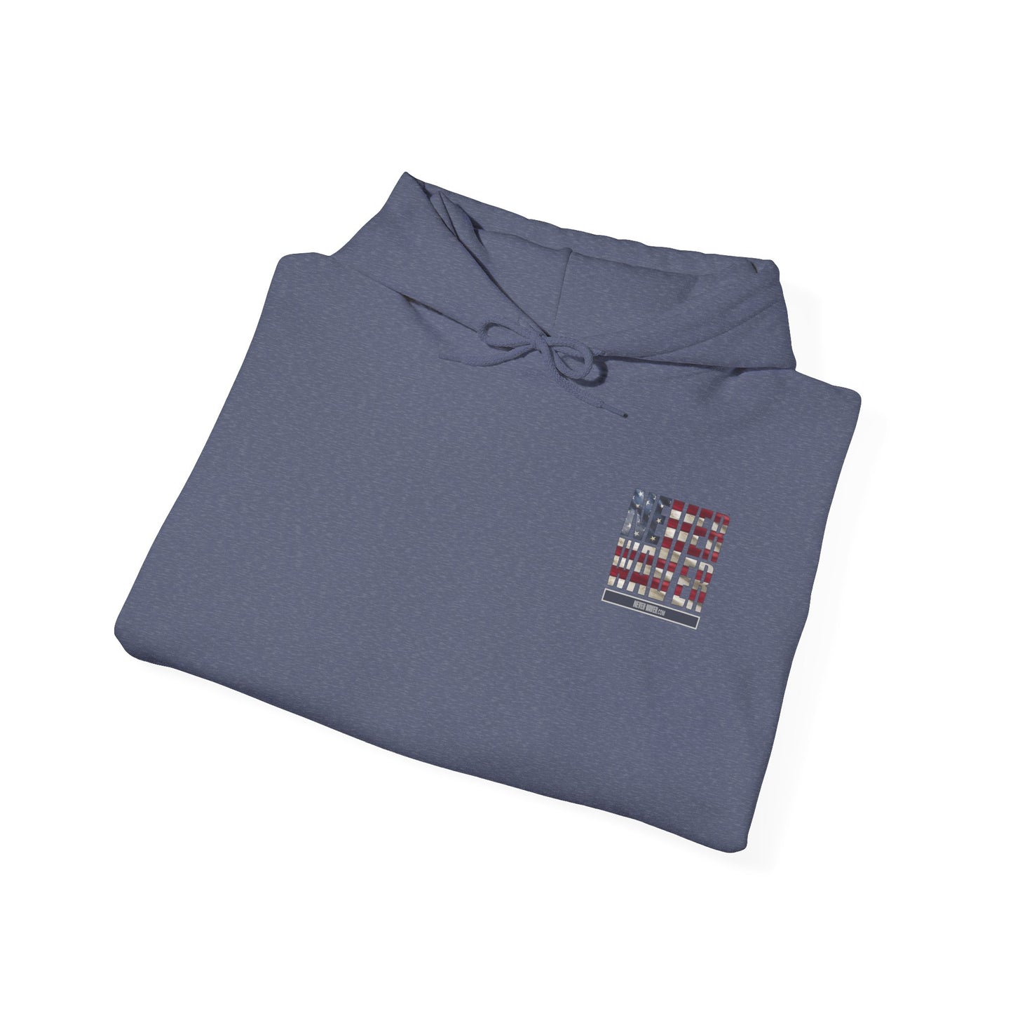 Never Waver Unisex Hooded Sweatshirt - Cozy Casual Wear for Everyday Comfort - Never Waver